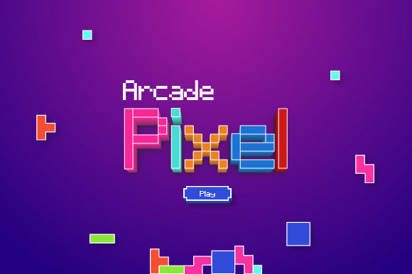Arcade Pixel Display Font