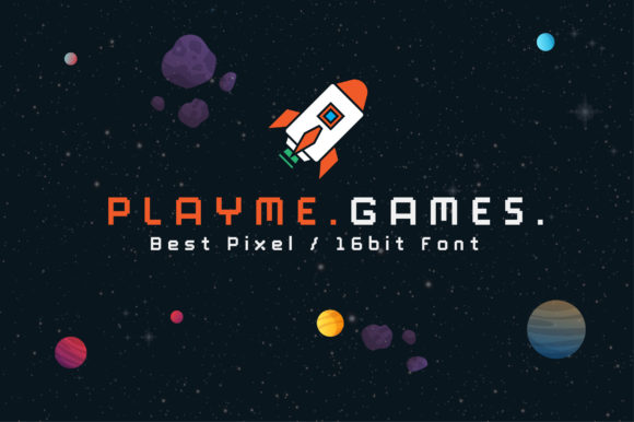 PlayMe.Games Pixel Font
