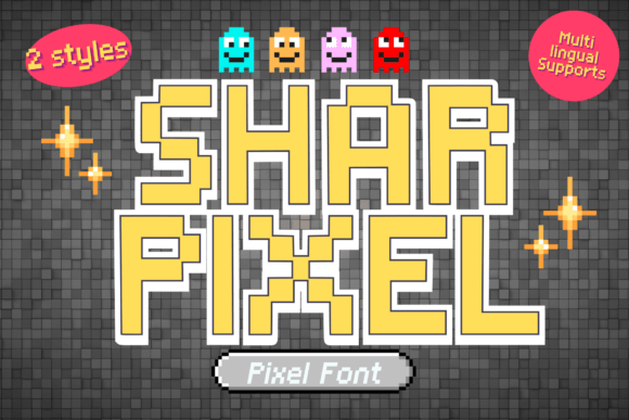 Sharpixel Pixel Font