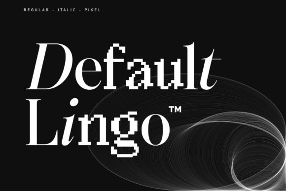 Default Lingo Mixed-Style Typeface
