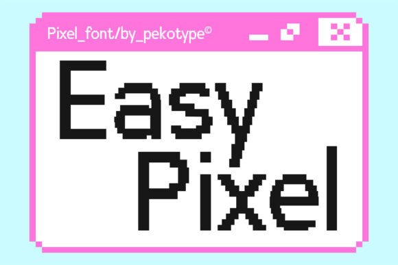 Easy Pixel Modern Retro Arcade Font