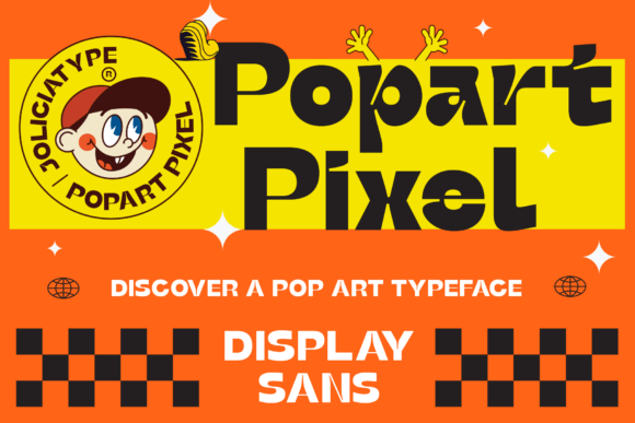 Popart Pixel Inktrap Sans