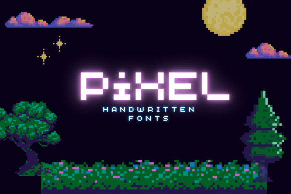 Pixel Handwritten Font