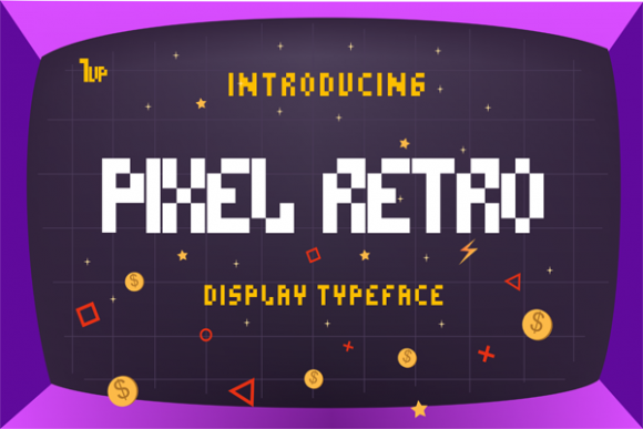 Pixel Retro Display Font