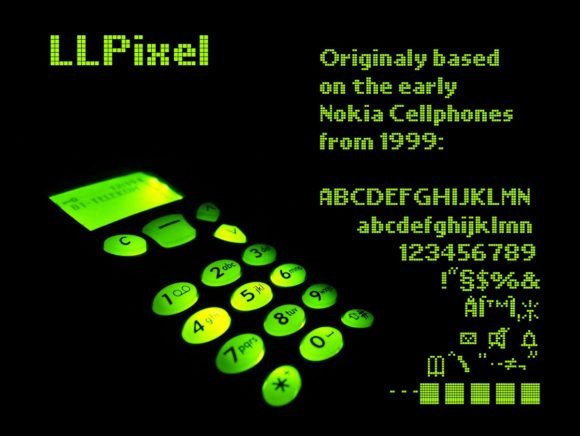 LL Pixel Retro Font