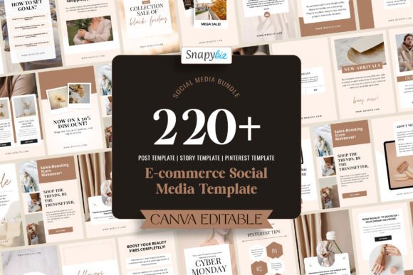 E-Commerce Social Media Vorlagenpaket