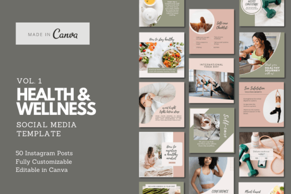 Gesundheits- und Wellnessvorlage