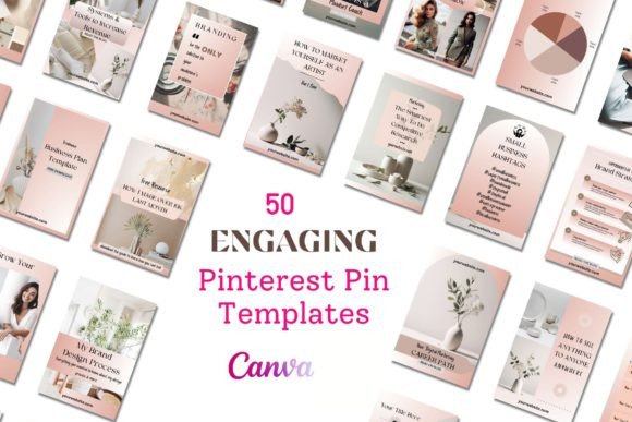 Anpassbare Pinterest-Pin-Vorlagen