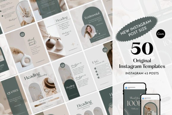 Instagram-Vorlagen im 4:5 Format