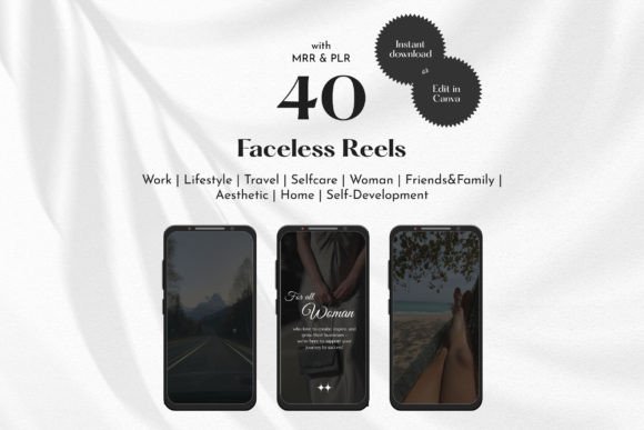 40 Faceless Reels für digitale Kreativität
