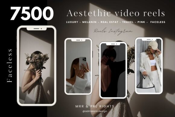 7500 Gesichtlose Instagram Reels Videos