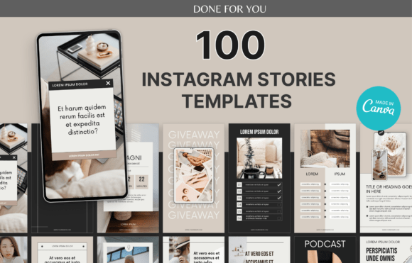 100 stilvolle Instagram Stories Vorlagen