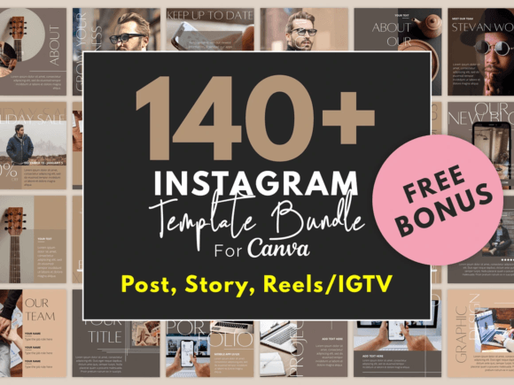 Boho Instagram Design-Vorlage