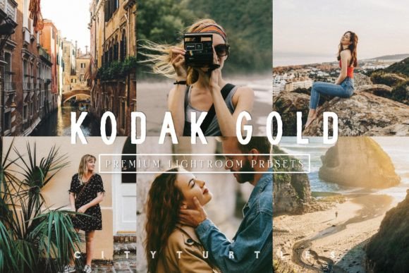 Kodak Gold Film Travel Lightroom Presets