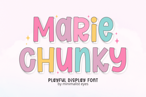 Marie Chunky Playful Display Typeface