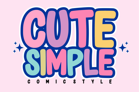 Cute Simple Rounded Chunky Display Font