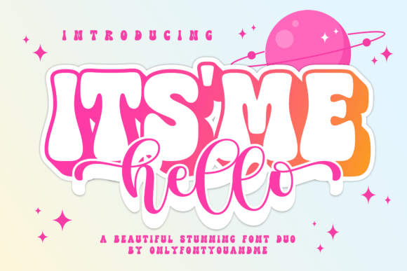 Its Me Hello Font Duo