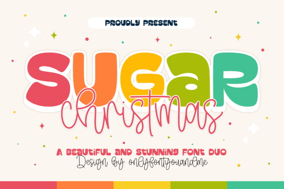 Sugar Christmas Font Duo