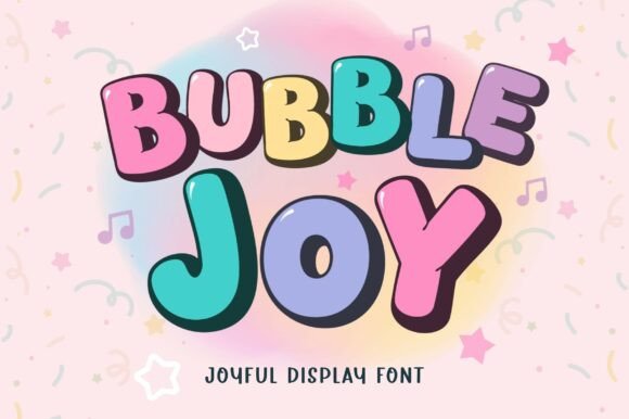 Bubble Joy Layered Bubble Font