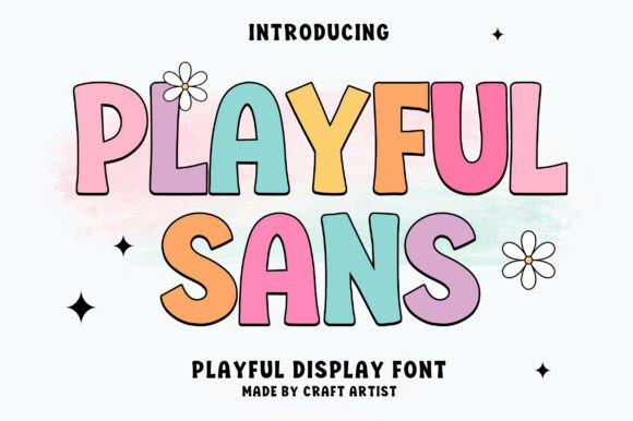 Playful Sans Bold Rounded Display Font