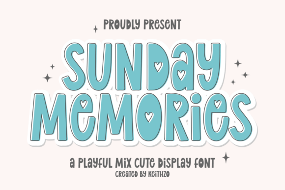 Sunday Memories Playful Display Font