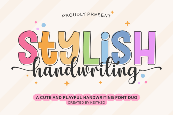 Stylish Handwriting Font Duo with Swashes