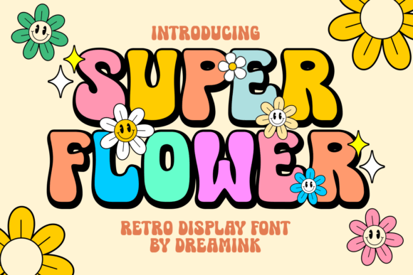 Super Flower Retro Display Font
