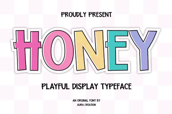 Honey Playful Bold Display Font