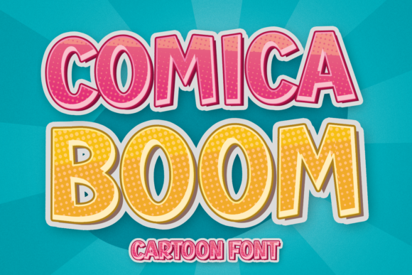 Comica Boom Playful Display Font