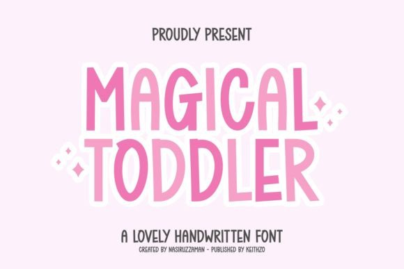 Magical Toddler Whimsical Handwritten Font