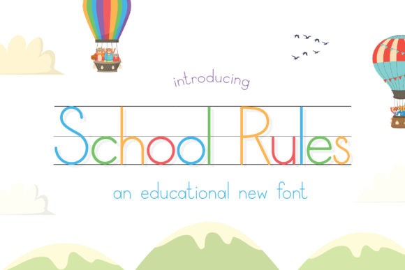 School Rules Minimal Sans Serif