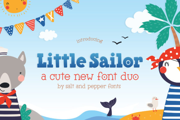 Little Sailor Duo Slab Serif Font