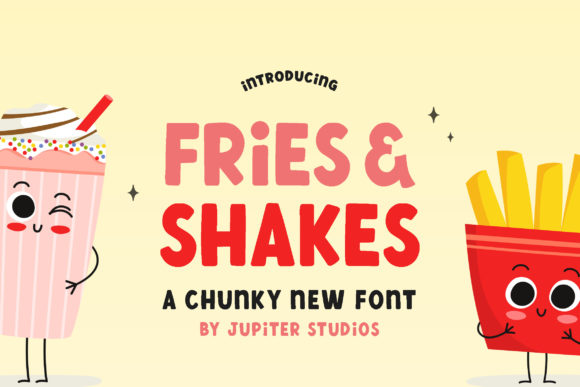 Fries and Shake Bold Display Font