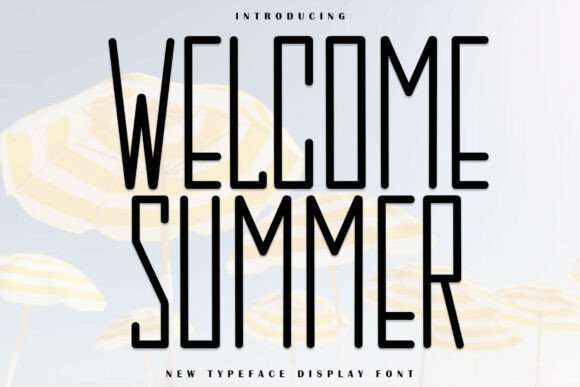 Welcome Summer Elegant Calligraphy Font