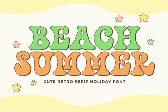 Beach Summer Retro Serif Font