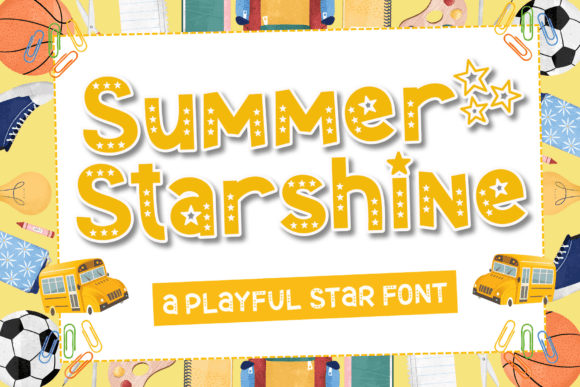 Summer Starshine Display Font
