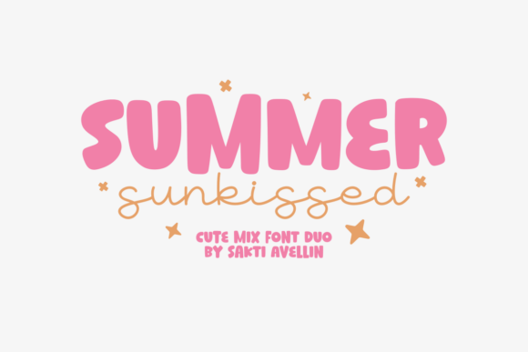 Summer Sunkissed Handmade Monoline Script Font