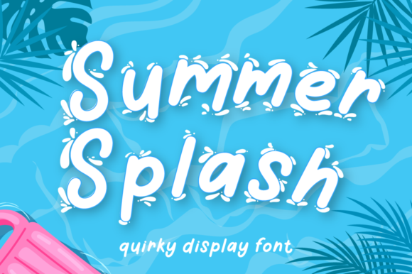Summer Splash Display Font