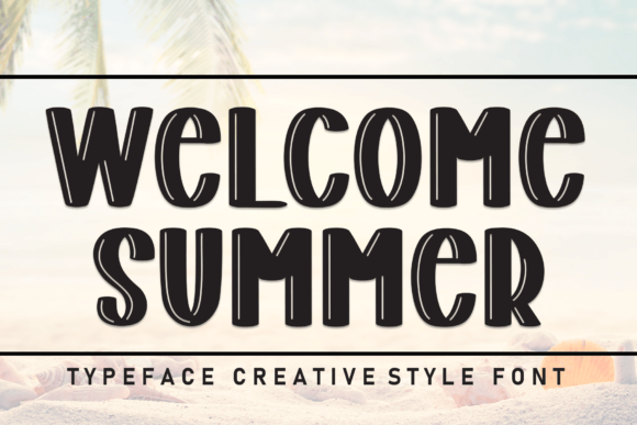 Welcome Summer Handwritten Display Font