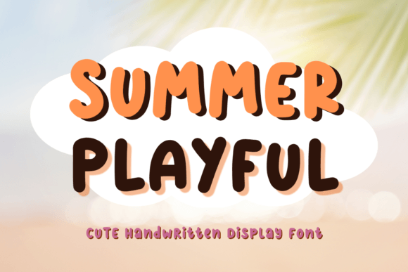 Summer Playful Bold Display Font