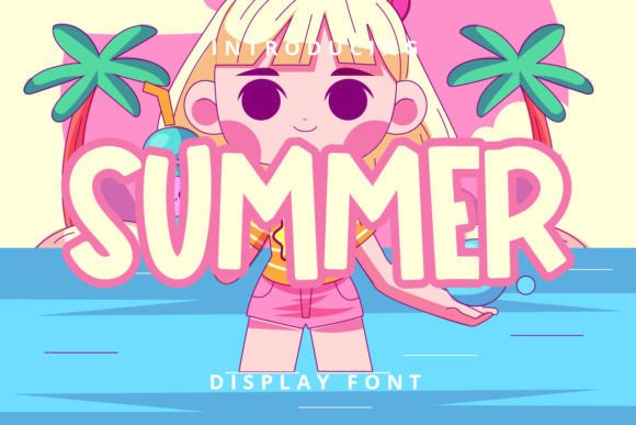 Summer Font Cute Friendly Display Typeface