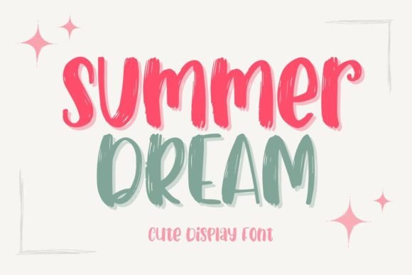 Summer Dream Cute Display Font