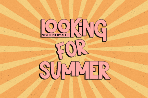 Looking for Summer Bold Display Font