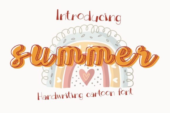 Summer Cartoon Display Font