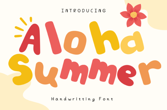Aloha Summer Whimsical Display Font