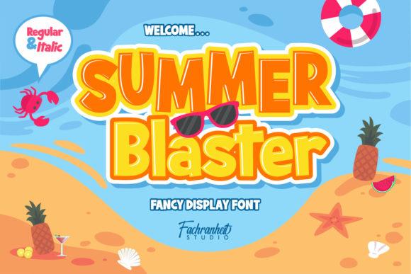 Summer Blaster Bold Display Font
