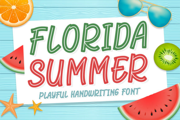 Florida Summer Playful Display Font