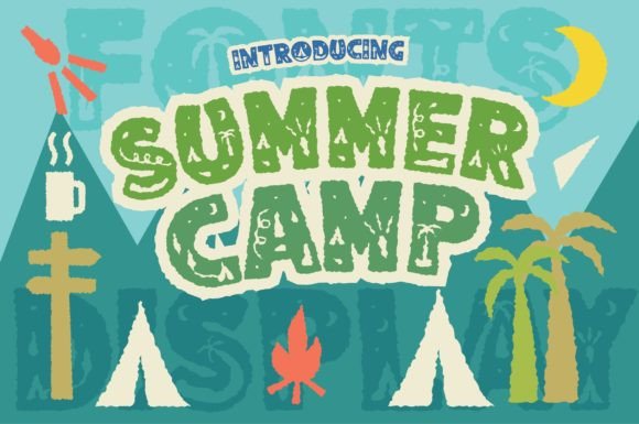 Summer Camp Decorative Font Family