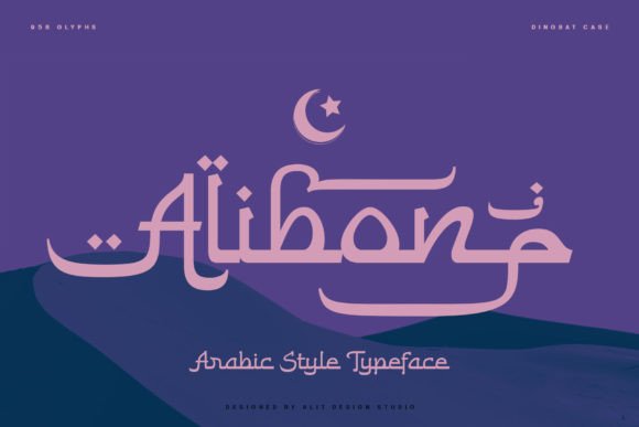 Alibon Arabic Islamic Display Typeface