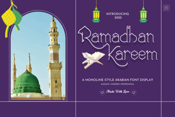Ramadan Kareem Arabic-Inspired Display Font